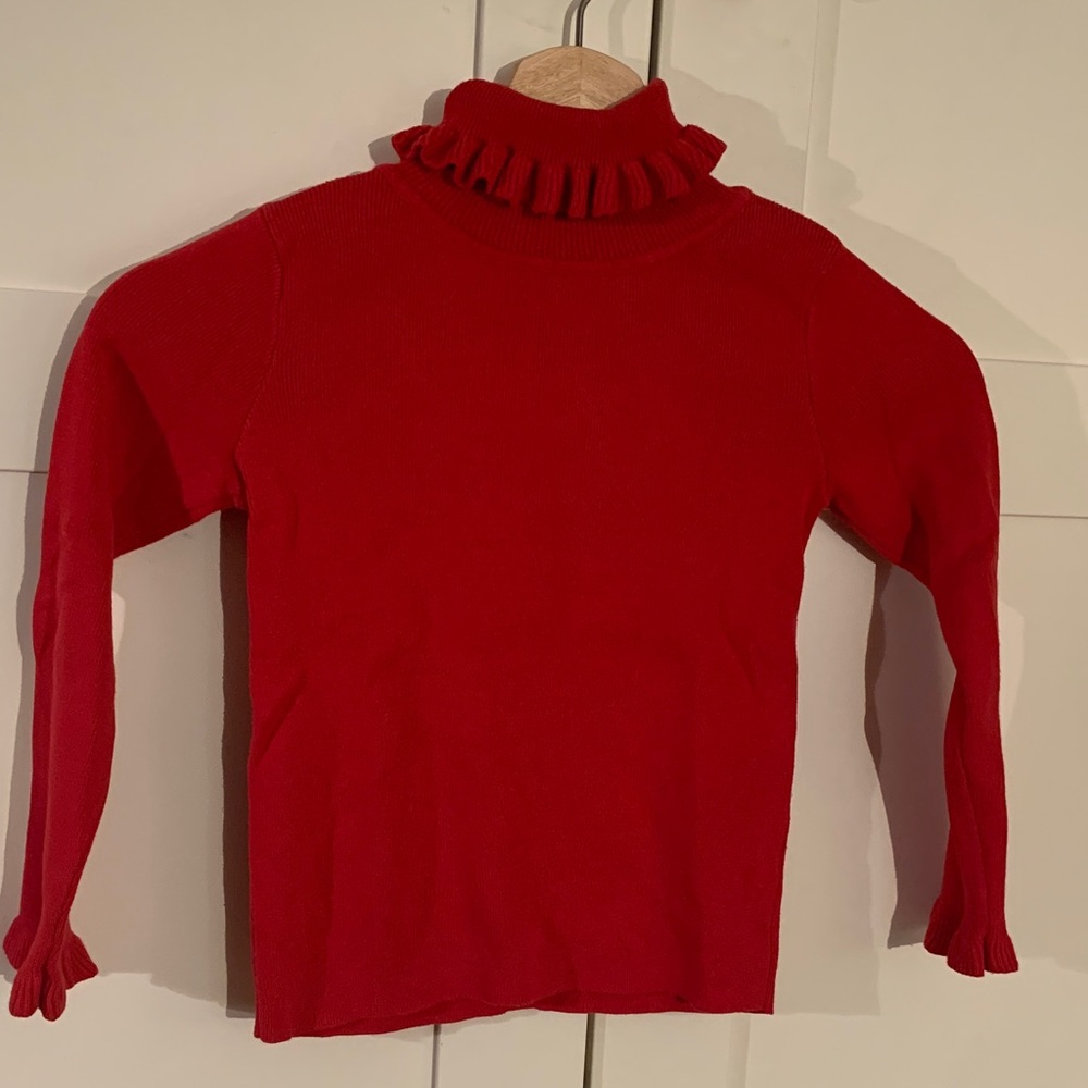 Jacadi Vibrant Red Knit Sweater
